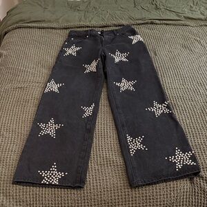 Nasty Gal Star Studded Jeans